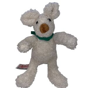 Vintage Sigikid Persil Mouse Plush‎ Toy White Germany 8"
